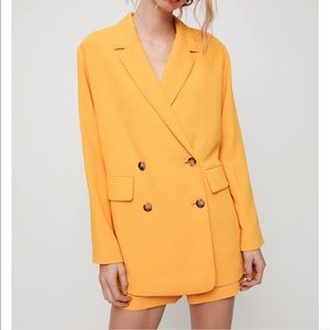 Aritzia Wilfred Cherelle Jacket in Tuscan Yellow